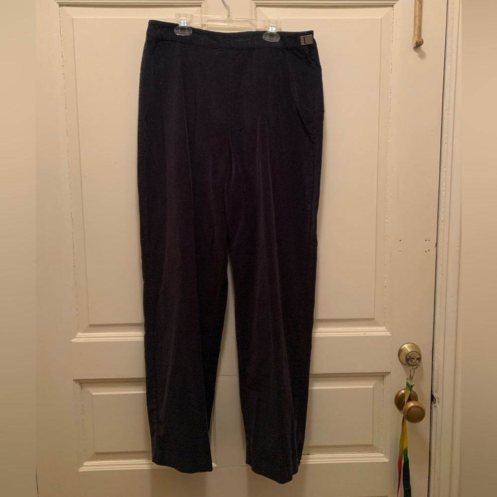 Talbots Black Pinwale Cord Pants